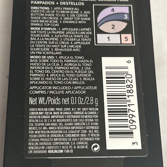Revlon PhotoReady Eye Contour Kit Eye Shadow Palette #520 Watercolors Sealed New - Picture 7 of 8